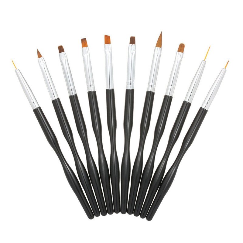 Nail Art Brushes Pens Acrylic Builder Set - MJB035
